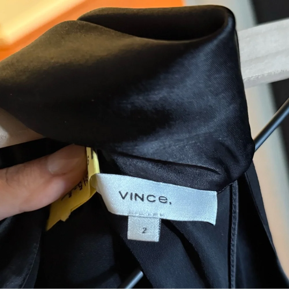 Vince Tie-neck Satin Jumpsuit - Picture 7 of 9